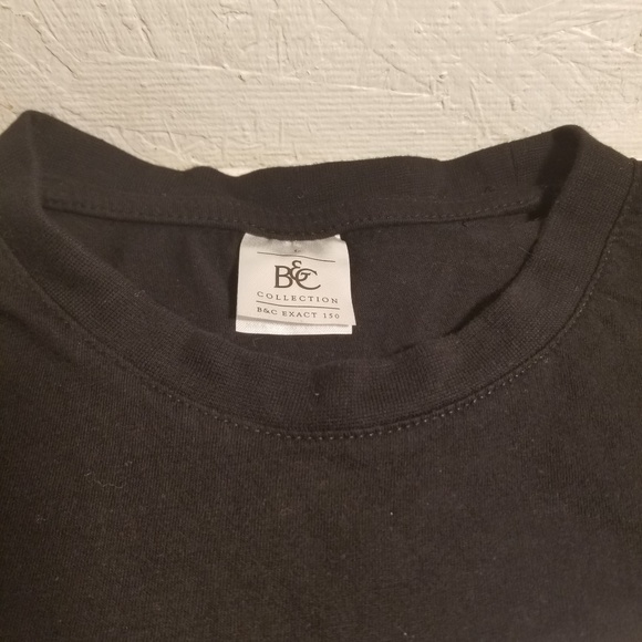 B&C Collection Black T Shirt Size L - Picture 3 of 3